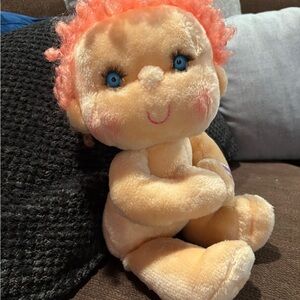 Vintage 1985 HUGGA bunch Huggins  Plush Doll with Orange Hair
